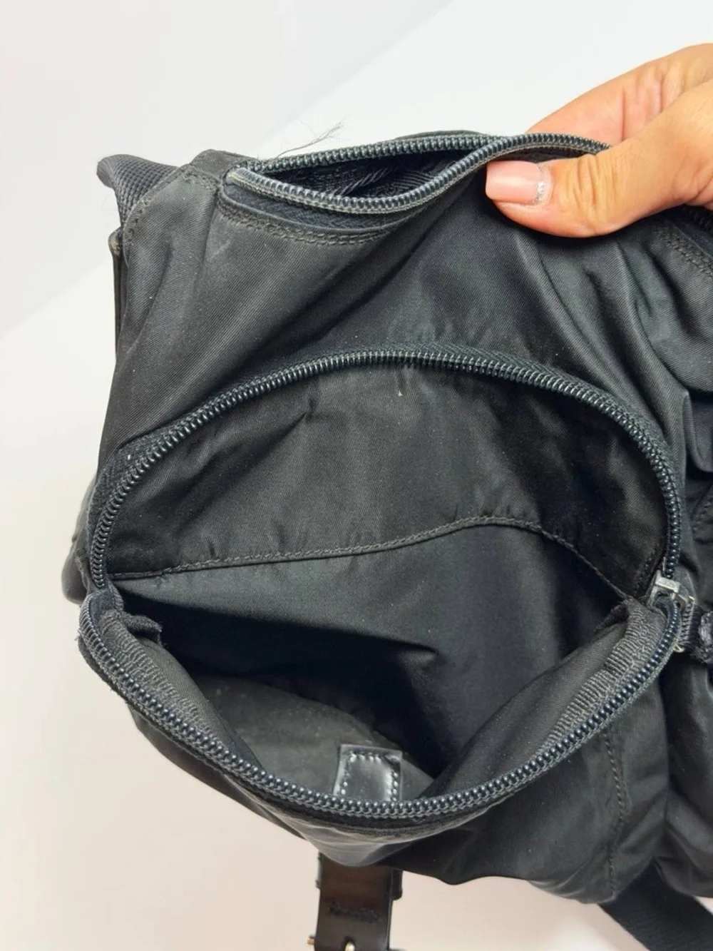 Prada Tessuto Nylon Messenger Shoulder Bag